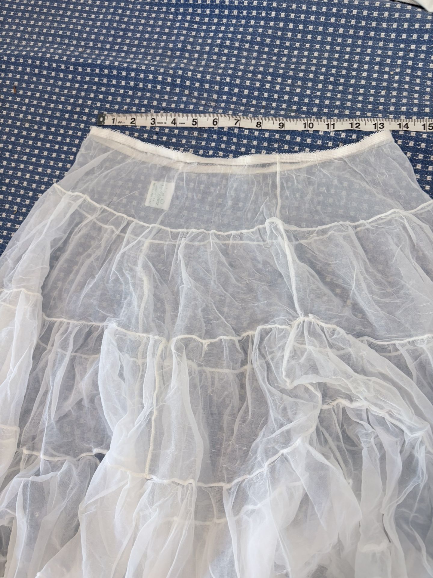 Women’s White Petticoat Skirt