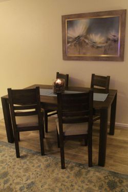 5-Piece Dining Set — Macy’s (Table + 4 Chairs)