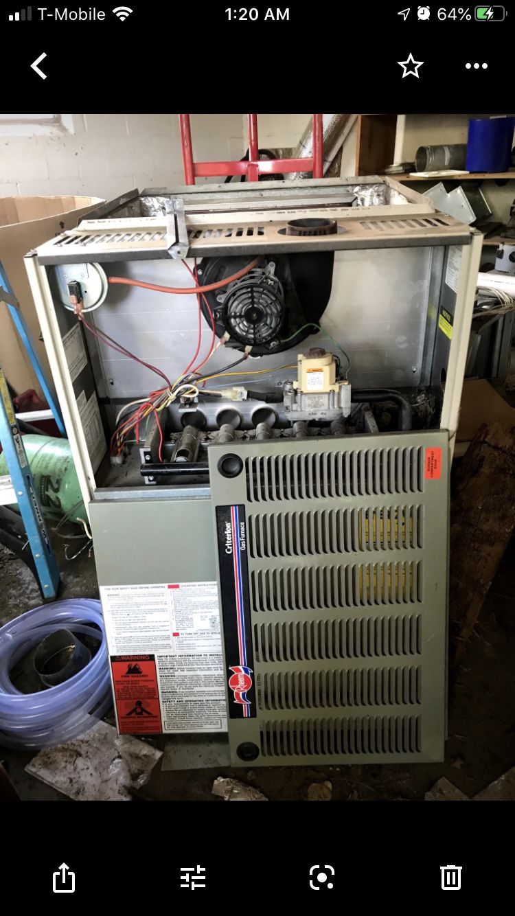 Rheem 125,000 BTU 80% Gas Furnace