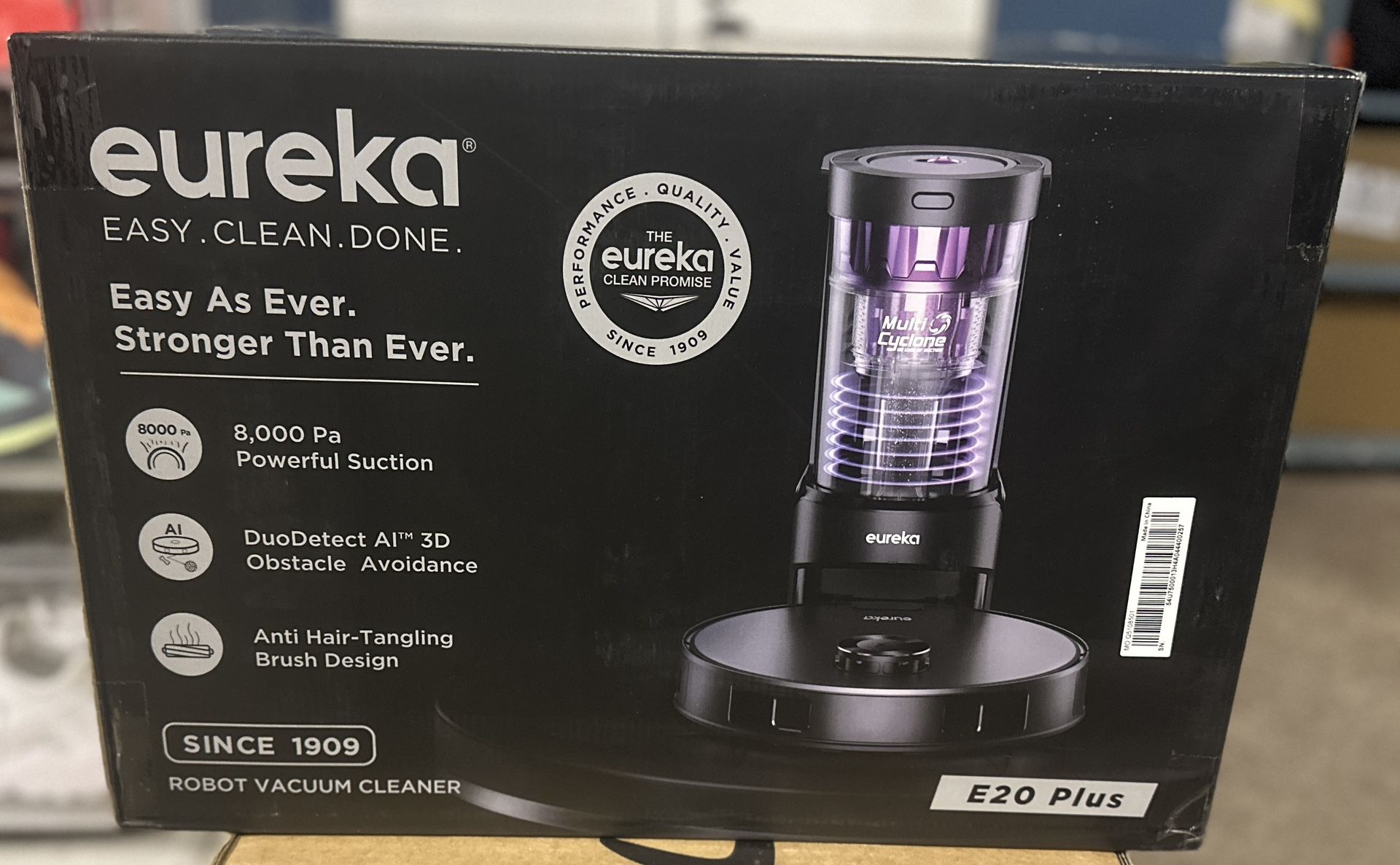 Eureka E20 Plus Robot Vacuum and Mop Combo with Bagless Self Emptying Station