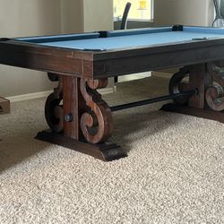 8ft Pool Table/ Dining Table Combo Includes Delivery Installation  Brand New  