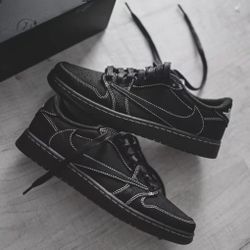 Black Warrior shock-absorbing and wear-resistant low-top trendy retro basketball shoes for men and women, black, hook