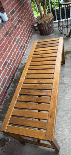 outdoor ikea bench