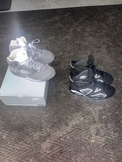 Wolf grey 5s Jordan 6s