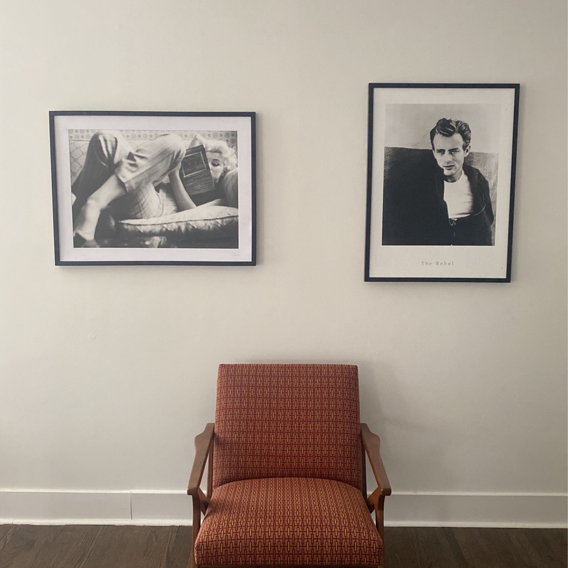 Set Of Two Black And White Pictures