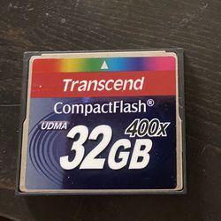 32 GB Transcend CompactFlash
