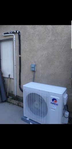 Mini split AC heat pump
