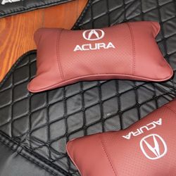 Wine Red Car Neck Pillow Acura