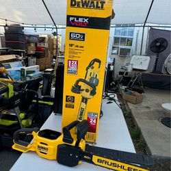 FLEXVOLT 60V MAX 18in. Brushless Cordless Battery Powered Chainsaw (Tool Only)