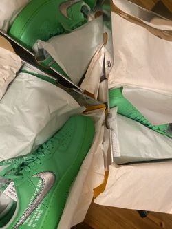 Off-White Air Force 1 Green Spark Brooklyn