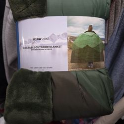 below zero wearable outdoor blanket