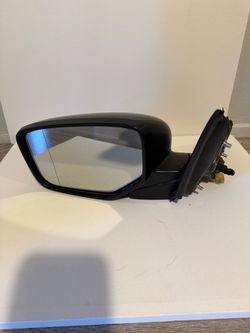 2013-2014-2015-2016-2017 Honda Accord Left Driver Side Door Mirror  OEM Crystal Black