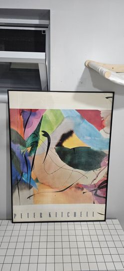 Peter Kitchell framed poster