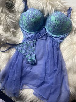 Victoria Secret Two Piece Baby Doll Lingerie 