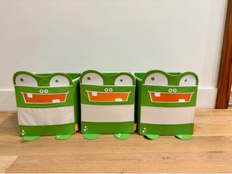 Set of 3 Pkolino Monster Storage Bins