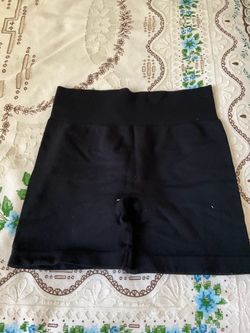 Black High-Waist Biker Shorts size M never used