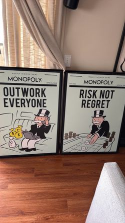 Monopoly Wall Art