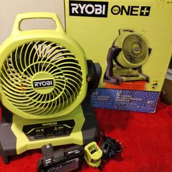 18 Volt Ryobi Fan Kit $$80