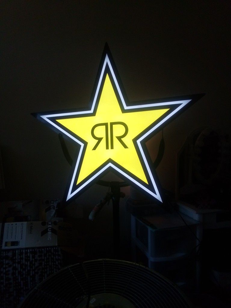 Rockstar LED Light Up Sign