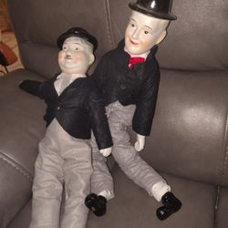 Laurel And Hardy Ceramic Doll $25 Obo