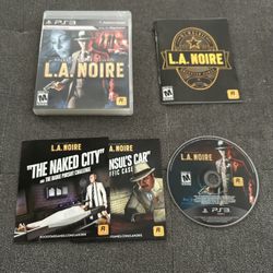 L.A. Noire Sony PlayStation 3 PS3
