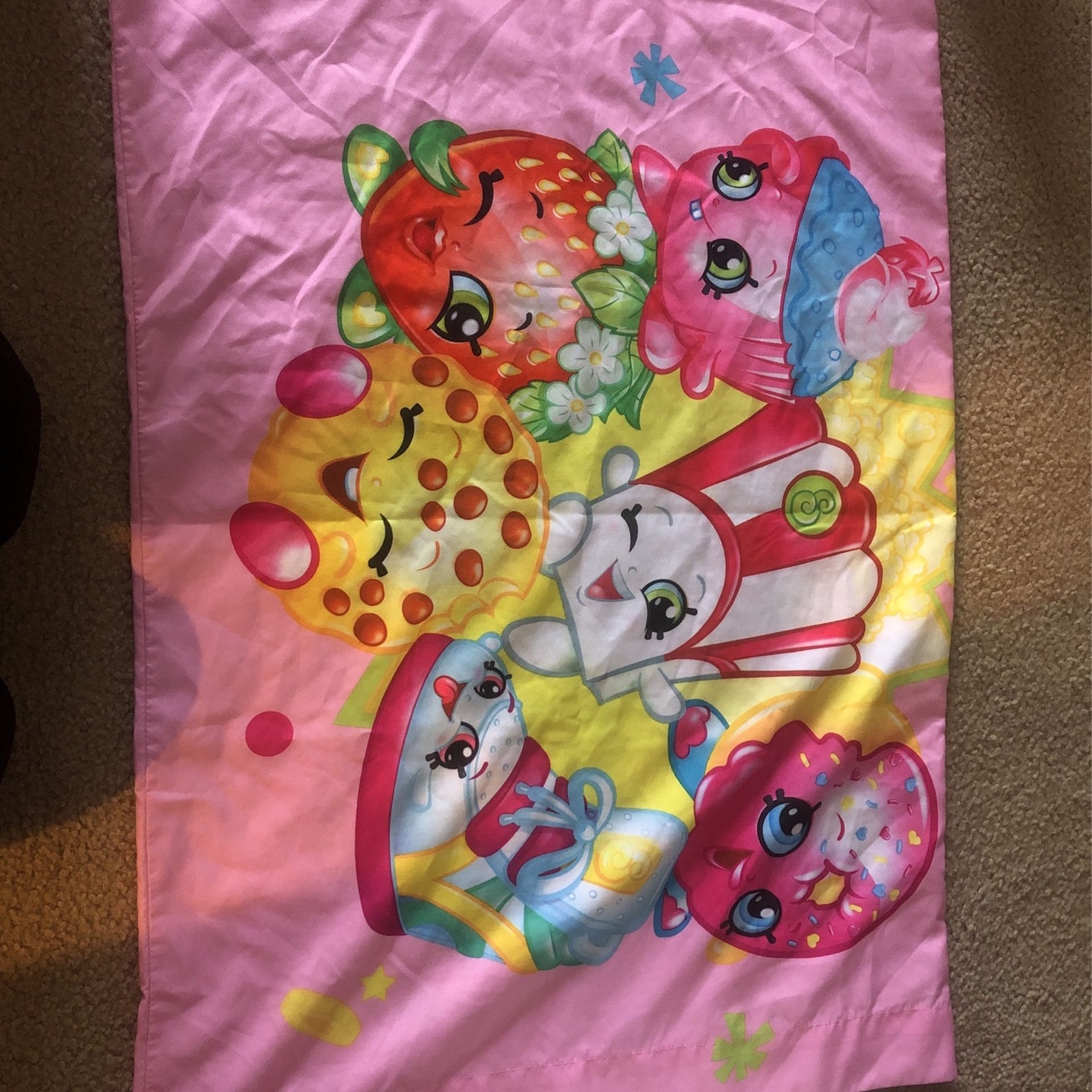 Shopkins Pillow Case