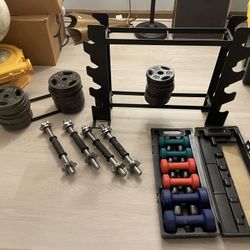 Multiple Dumbbell Rack Storage Equipment Fitness Workout Weights Frame Hold 