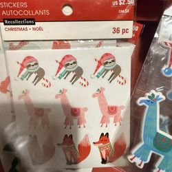 Michael’s- cookie cutters, jello/chocolate molds, stickers, holiday foam images