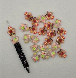 Rose/ Fruit Bottle Shape Acrylic Beads