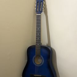 New Blue Never Used Guitar 