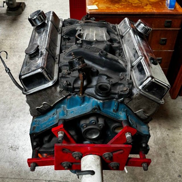 Rebuilt 1975 Chevy 350 4 Barrel, Double Hump Heads, Engine Motor w