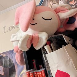 Sylveon Sleeping Version Large Plush Pokémon Collectible Toy Doll Pokemon