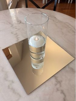 Glass cylinder vases