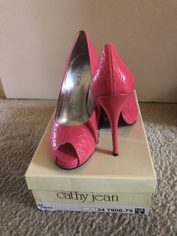 Pink Patent Leather Heels