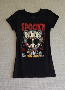 3Forty Juniors/womens Graphics Jason Mask Tee