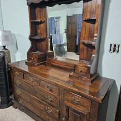 Bedroom Set - Solid Wood