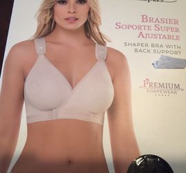 Brasier soporte súper. Ajustable / shaper bra with back support
