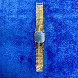 Accutron P2 Gold Plated Wristwatch Watch Timepiece Quartz 82080luxury Brand Fashion Stainless Steel Clasp Lock 