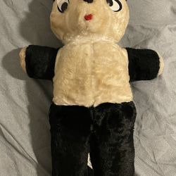 Vintage Mizpah Panda Bear/ Teddy Bear Plush Stuffed Animal (AS IS) See Pictures