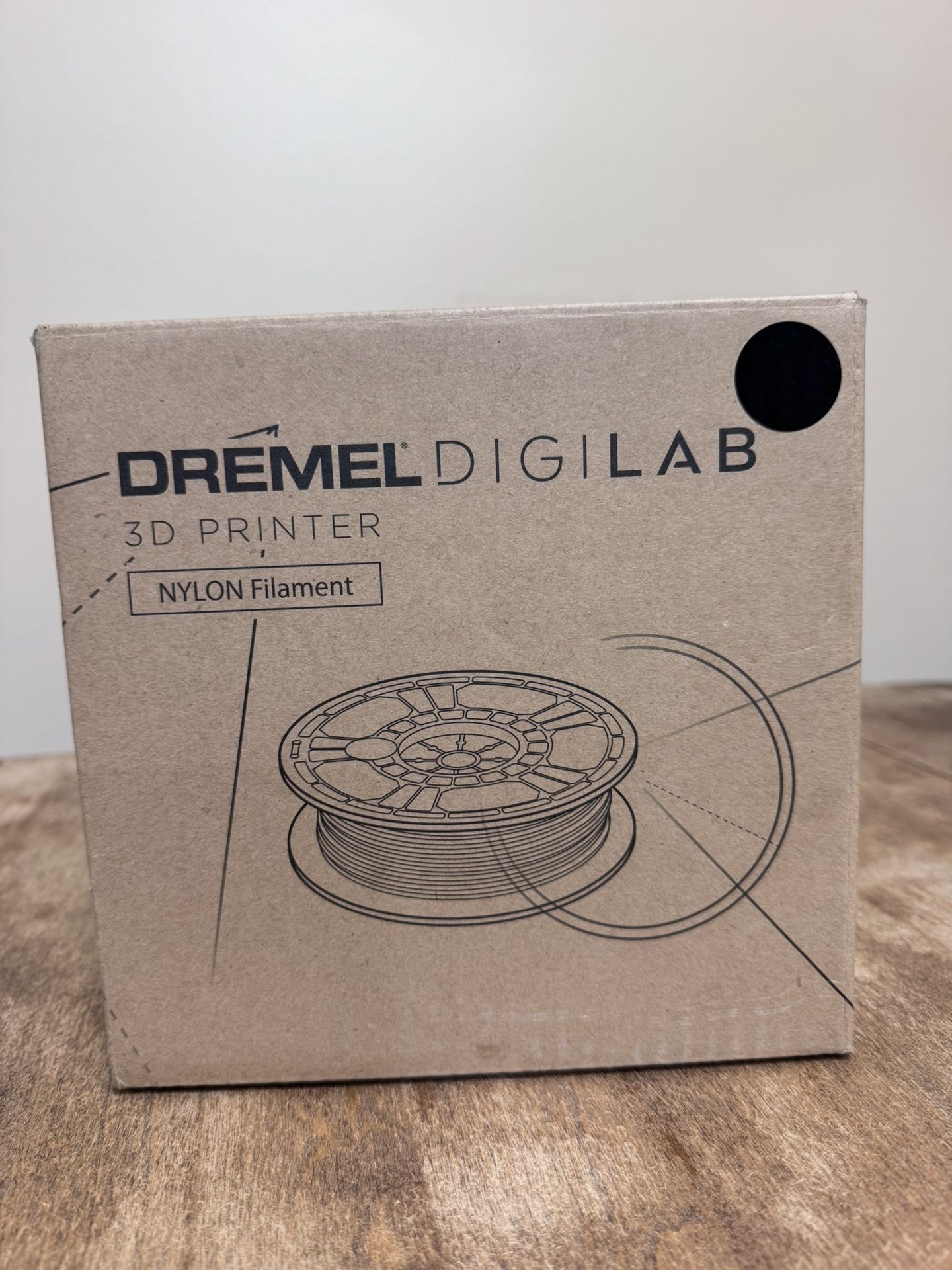 Dremel 3D Nylon Filament (1.75 mm, Black) – New, Sealed Box