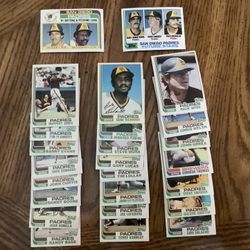 1982 Topps Padres Team Set