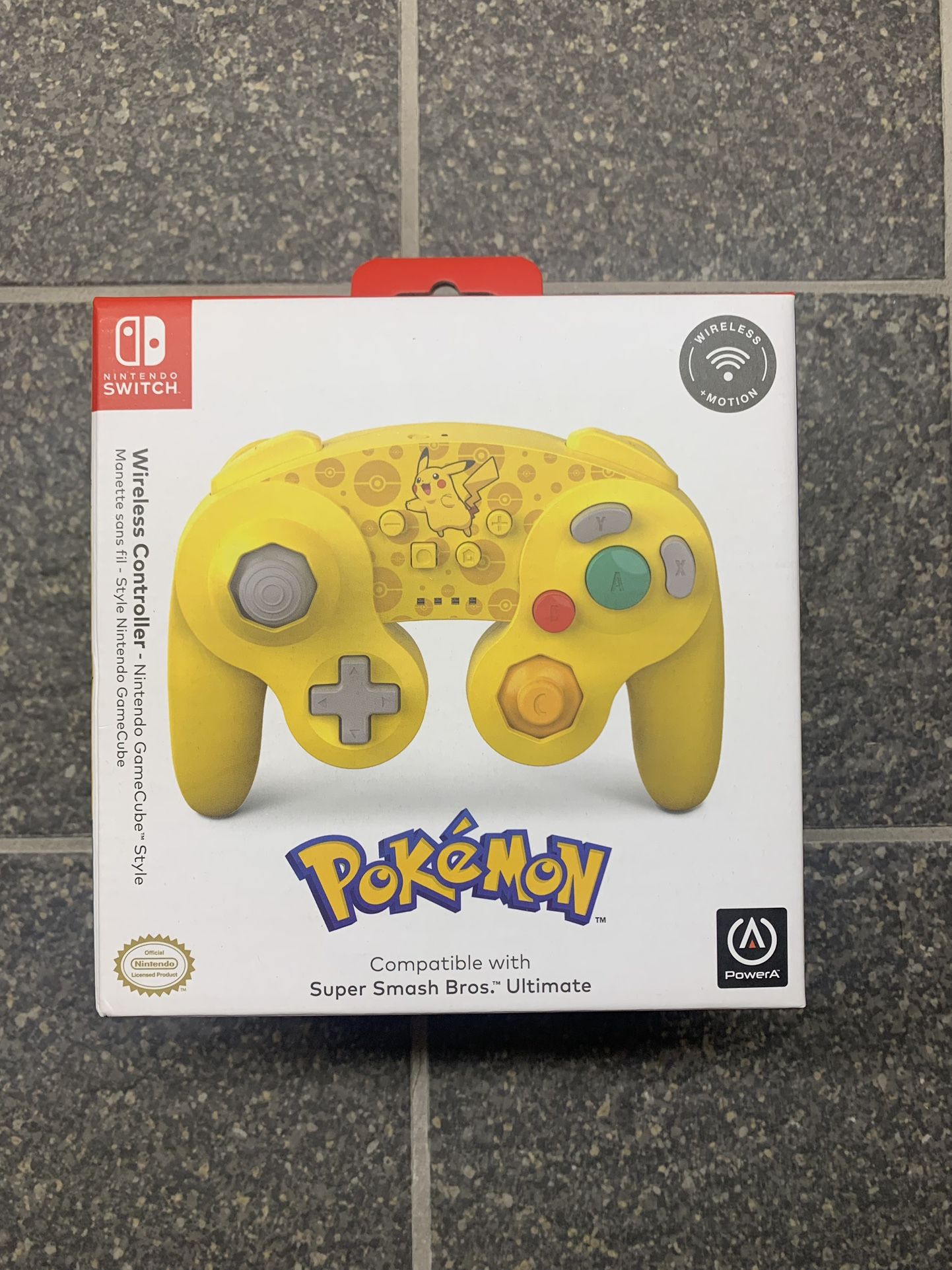 POKEMON NINTENDO SWITCH GAME CUBE STYLE WIRELESS CONTROLLER UNOPENED