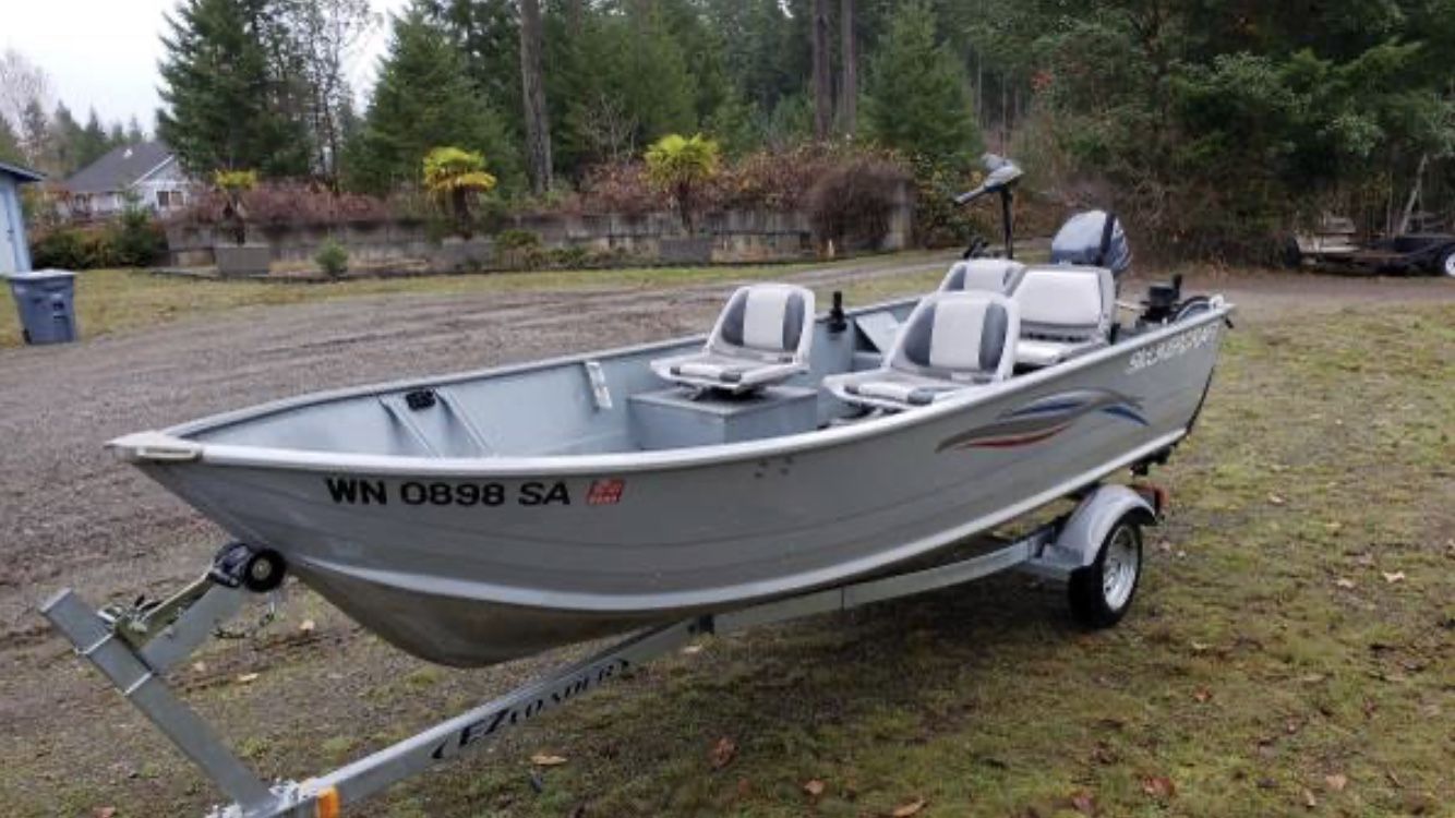 Alaskan Smoker Craft 15’ aluminum fishing boat for Sale in Gig Harbor