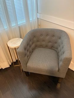 Chair and side tables