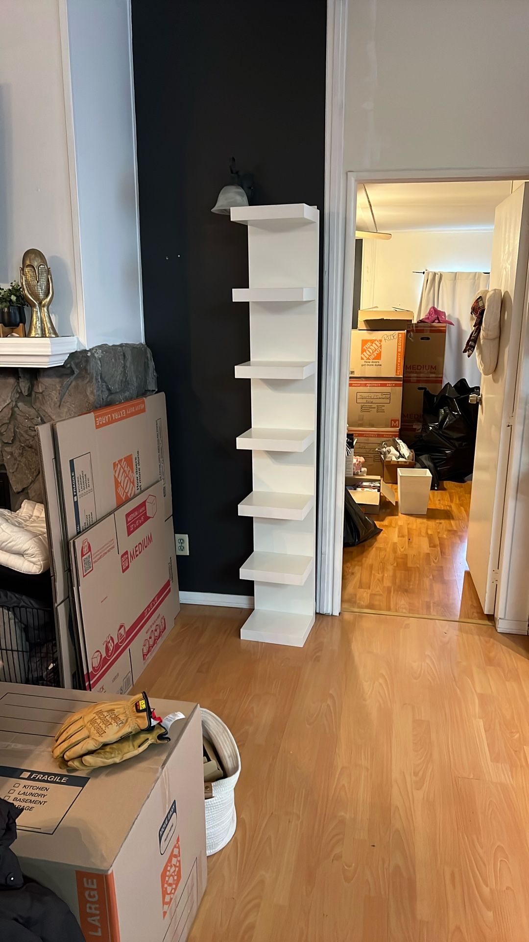 Shelves- White gently used