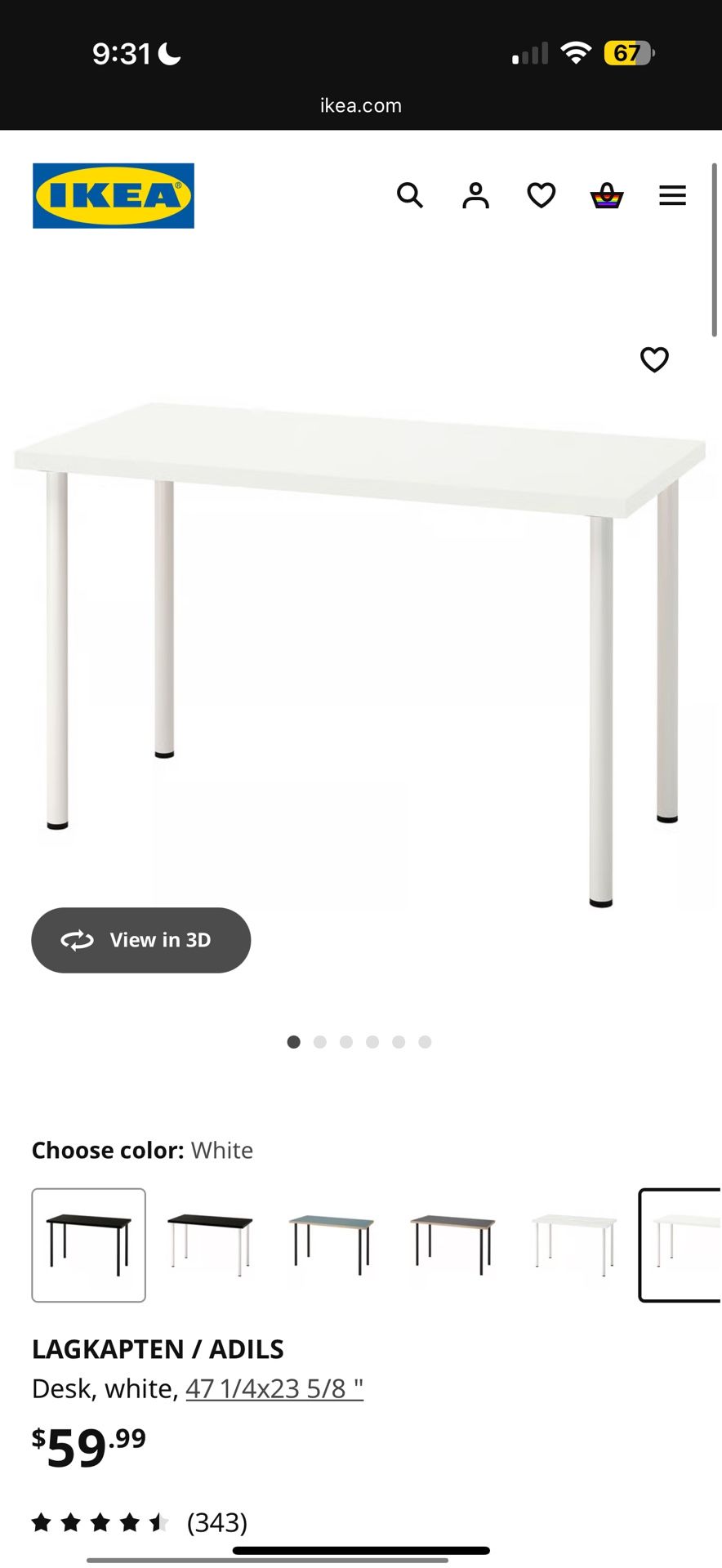2 ikea desks