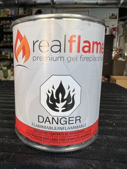 Real Flame Gel Fuel For Fireplace 13-oz (Pack Of 12)