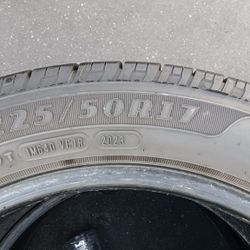 2 Llantas 225 50 R17 Goodyear Reliant 