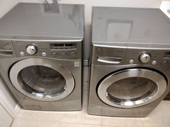 LG front load washer and dryer (see models in photos)