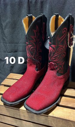 Red Stingray Boots 10D